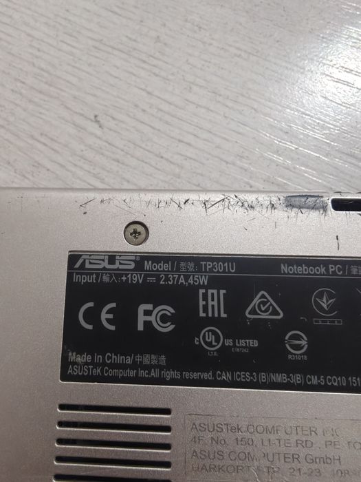 Asus TP301 U без зарядного