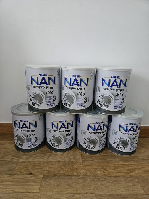 Mleko modyfikowane Nestle Nan Opti Pro Plus 3, 7 puszek
