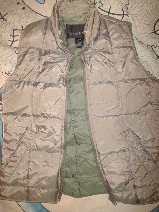 Жилет хамелеон,пух,перо,р.S