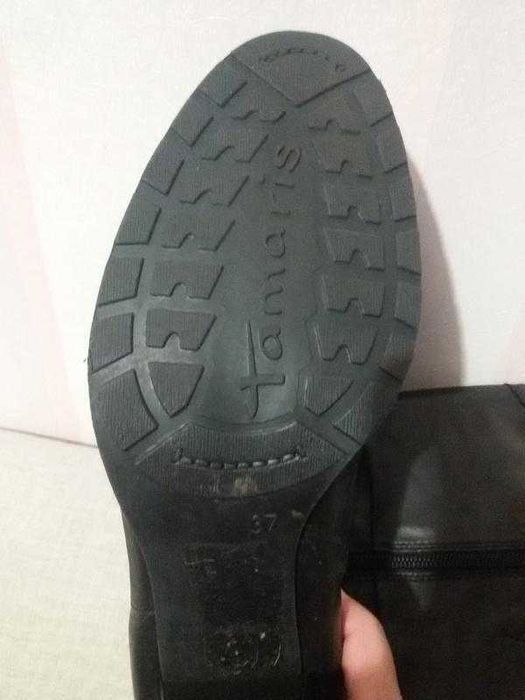 Сапоги кожаные демисезонные (на стопу 24-24,5 см) германия