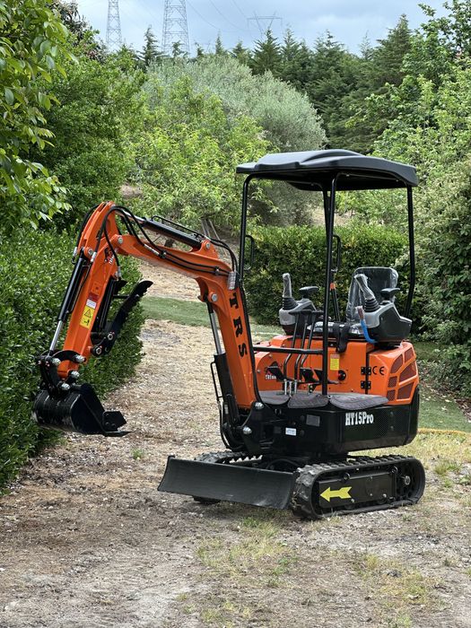 Mini Giratória 1500KG  HT15 Pro – NOVA | (IVA incluído, 3 baldes OFERTA)