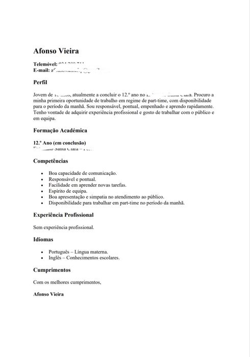 Professional CV Creation and Revamping – €5