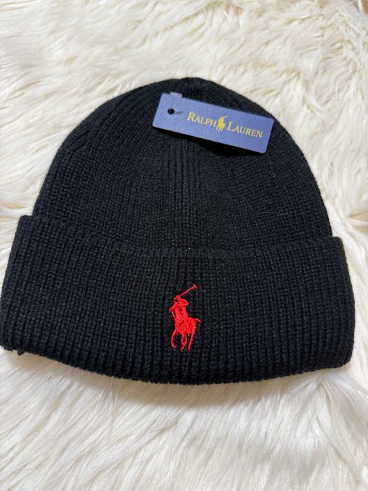Стильна зимова шапка Ralph POLO | Зимова шапка Поло | Шапка Ralph POLO