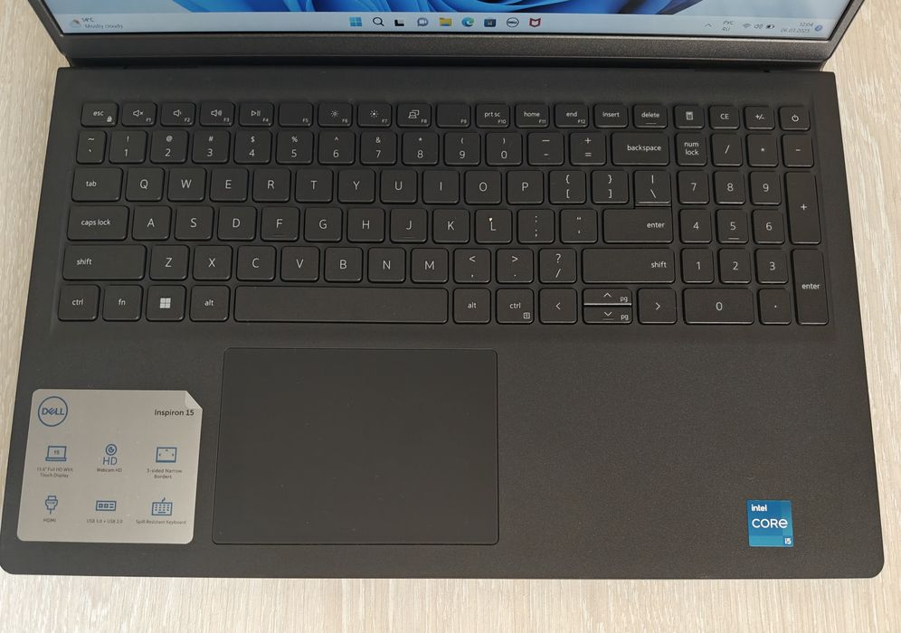 Dell 15,6" сенсорний IPS FHD, Core i5-1135G7, 16Gb DDR4, 512Gb SSD