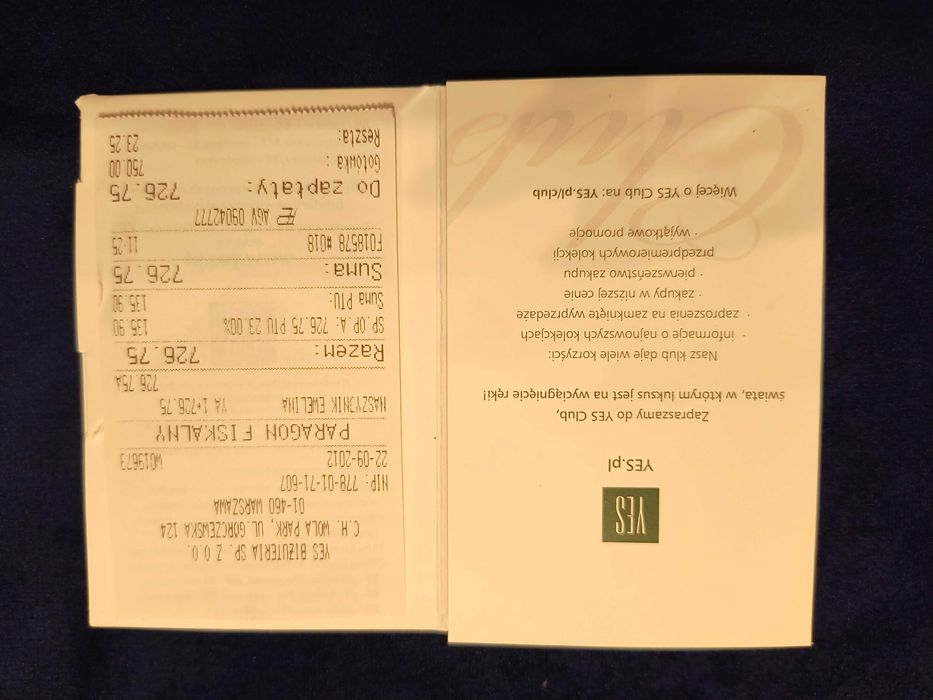 Złoty naszyjnik celebrytka Ewelina Yes