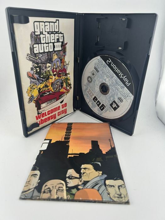 Gta III Komplet z Mapą Ps2 nr 8507