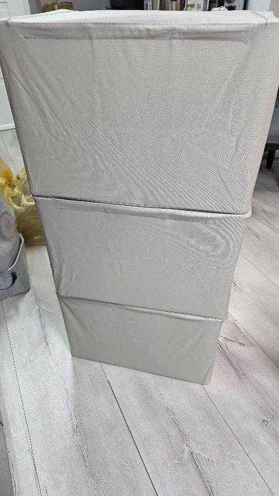 Organizer pudełko na ubrania pościel do szaf garderoby pokrywa 3X100L