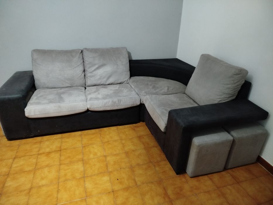 Sofá como novo de canto