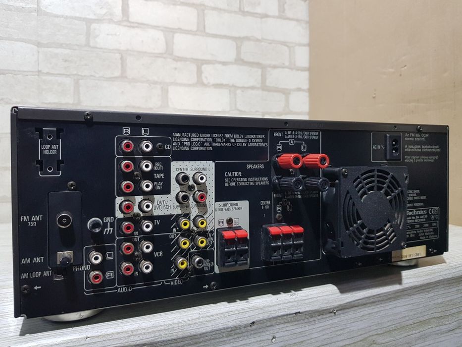 5.1AV Стерео ресивер/підсилювач Technics SA-AX 730 5х100Вт б/у з Німеч