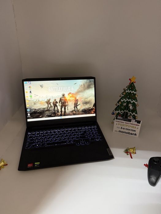 є99+ Ноутбуківℹ️Lenovo Gaming 3‼️GTX1650/RYZEN 5 5600H/SSD 512/RAM16Gb