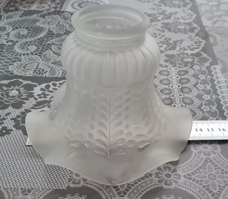 Klosz tulipan mrożone szkło 4 szt.