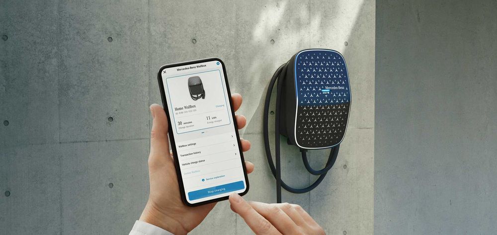 WallBox Mercedes-Benz Connect 22kW com cabo fixo *NOVA NA CAIXA*