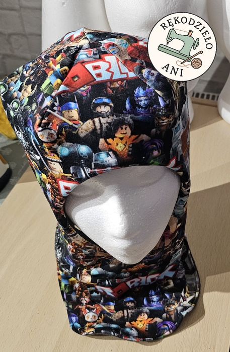 Czapka kominiarka Roblox ciepła zimowa