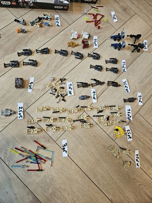 Lego star wars figórki, zestawy 75372 75378 75391 75199 75167 75400 75344