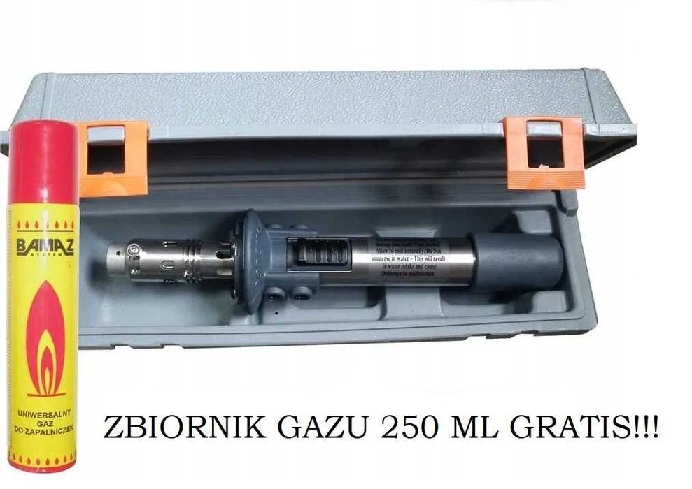 Dekornizator gazowy wypalarka do rogów Portasol GAZ GRATIS