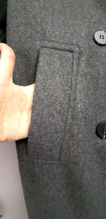 Sobretudo cinzento escuro L