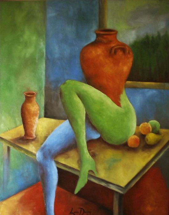 Pinturas a óleo em tela originais