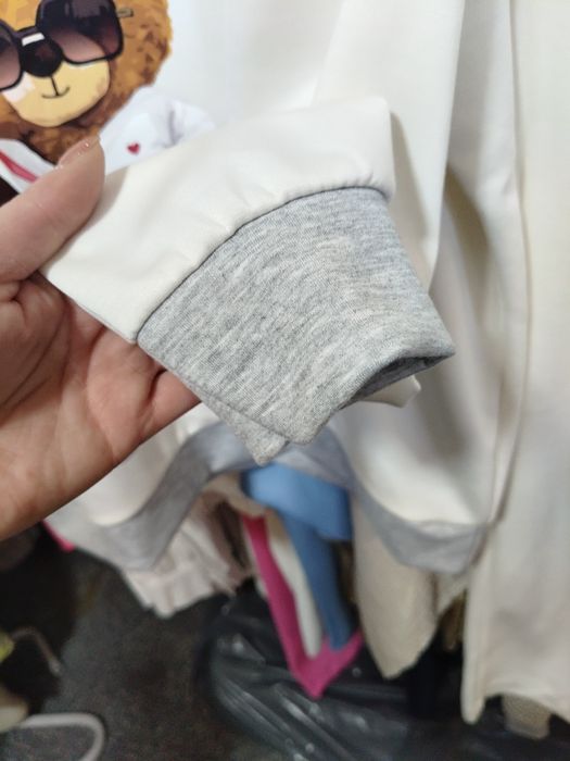 Nowość!Masełkowy komplet z misiem