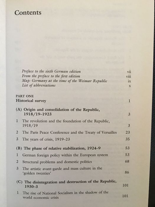 The Weimar Republic/ A Democracia