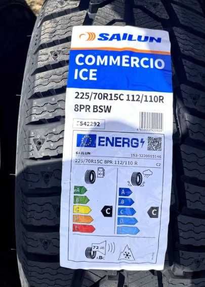 Шини нові SAILUN COMMERCIO ICE 225/70R15C 112/110P(під шип)