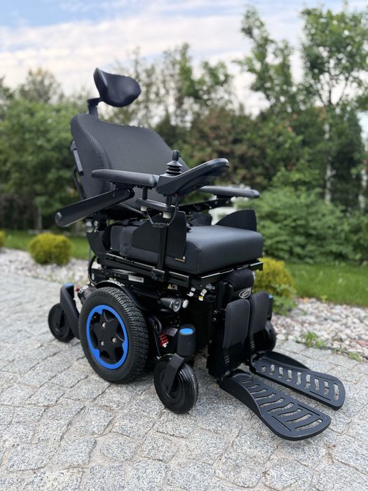 NOWY QUICKIE Q500 M Sedeo Pro wózek elektryczny z napędem na środkowe koła Quickie Q500M elektrycznie regulowany idealny stan 10km/h, 2020r