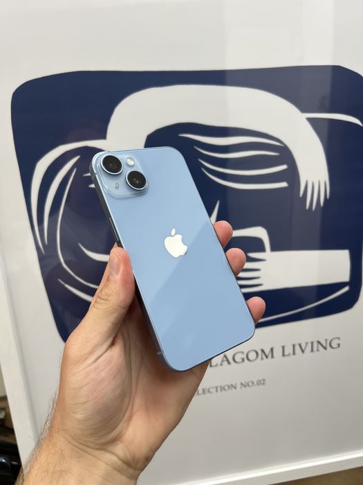 iPhone 14 128Gb Never lock Blue фіз сім / Магазин / Гарантія