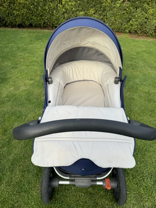 Stokke TRAILZ granatowy w bardzo dobrym stanie!