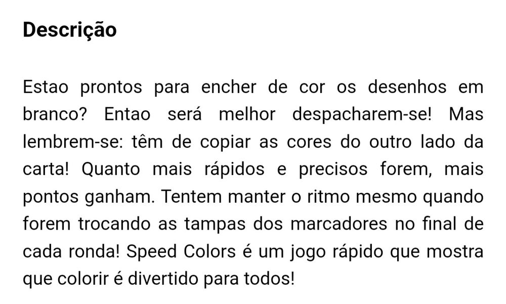 Speed Colors (Artigo Único)