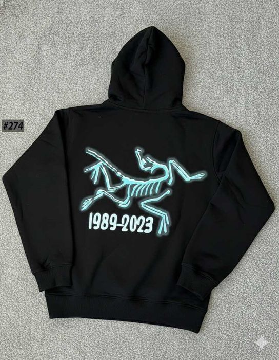 Мужское Худи ARCTERYX SunSet • Артерикс Чоловіча Зіпка Чорна