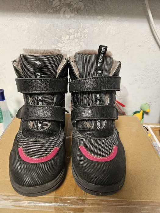 Tutubi 37р. зимові черевики ботинки для дівчинки 23 см устілка цигейка