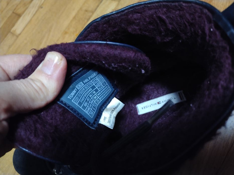 Жіночі зимові черевики Tommy Hilfiger 39 р