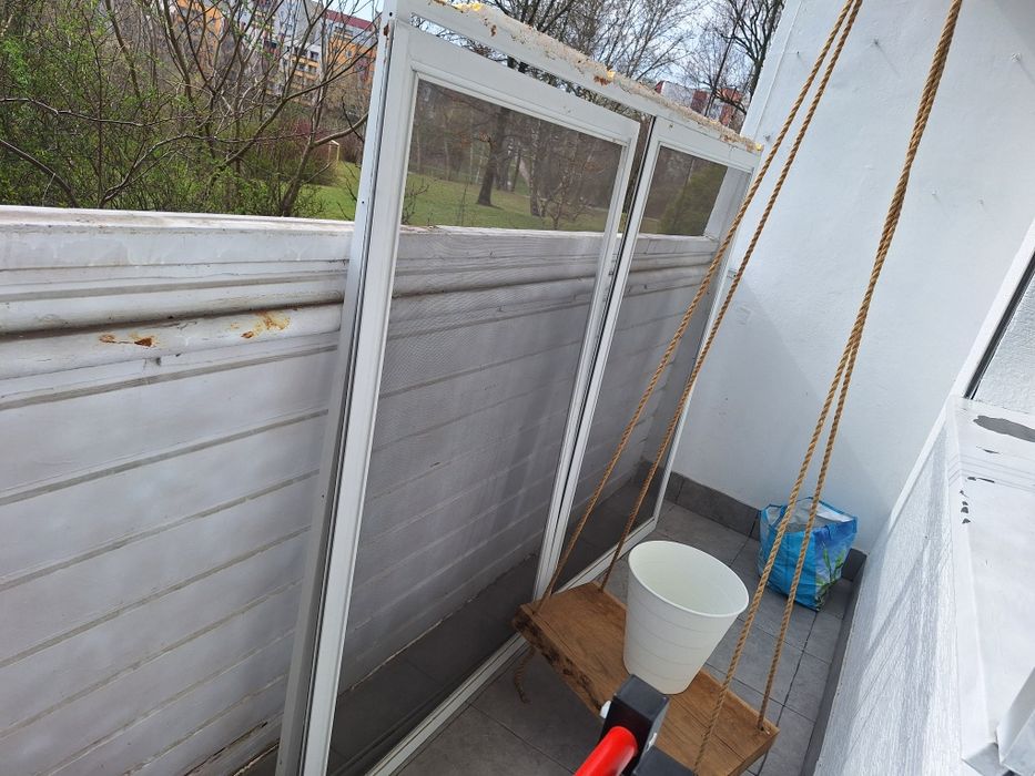Siatka moskitiera przesuwna balkon okno  balkon 2m×1,5m system drzwi p