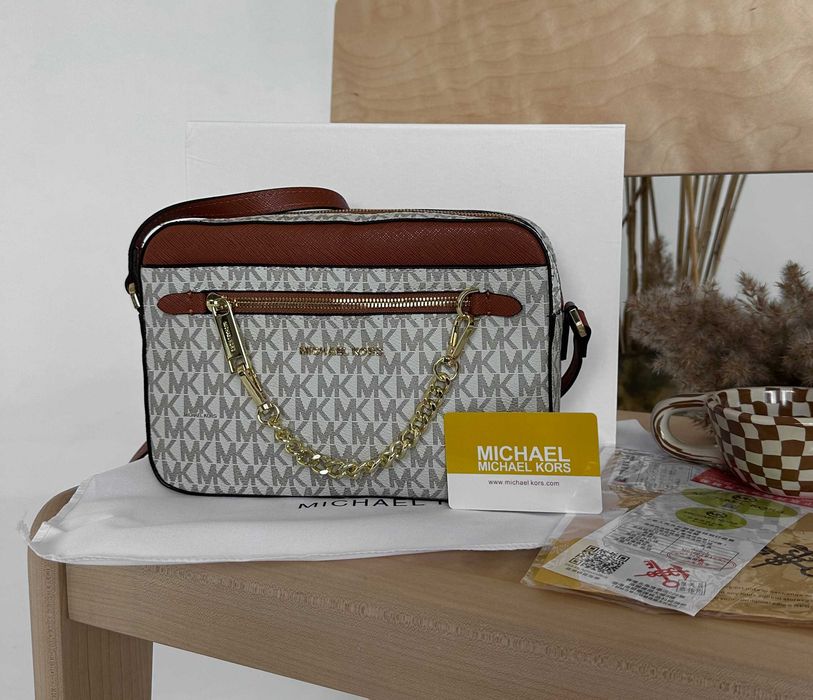 Сумка Michael Kors Jet Set milk
