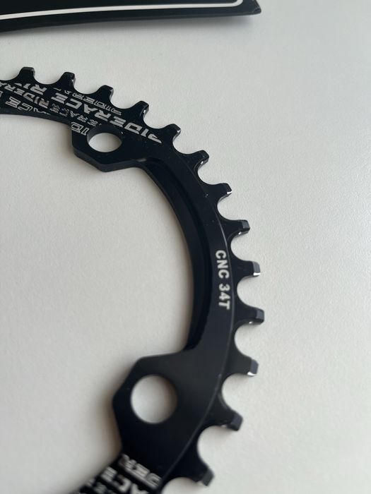 Zębatka Riderace 34T NarrowWide 104BCD – jak nowa