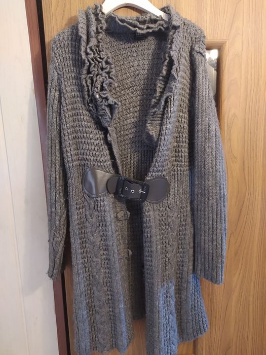Sweter kardigan narzutka
