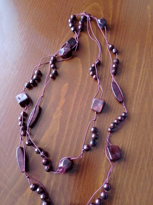 Naszyjnik długi 2m, korale