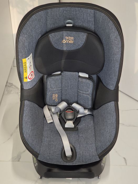 Britax Römer Dualfix 2 R Blue Marble | поворотне 360° | ISOFIX | 0-4 роки