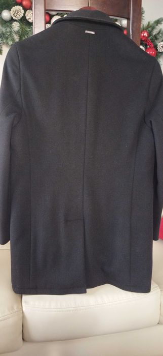 Płaszcz męski, czarny EWTeX