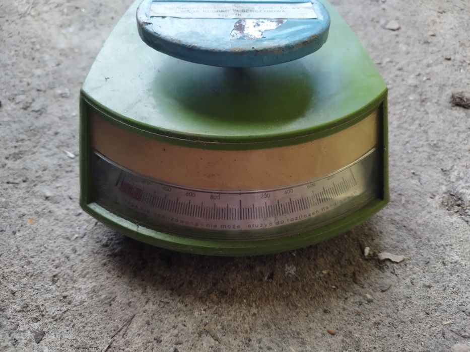 Stara waga kuchenna sprężynowa prl