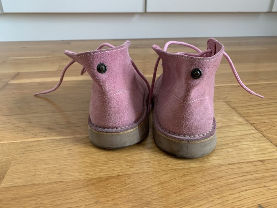 Botas safari Pisamonas camurca rosa tamanho 38