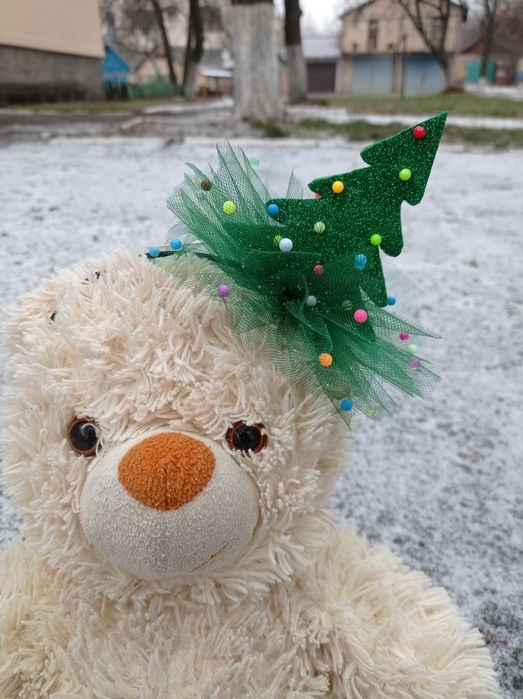 Новорічний обруч Ялинка. Дитячий обруч. Обідок