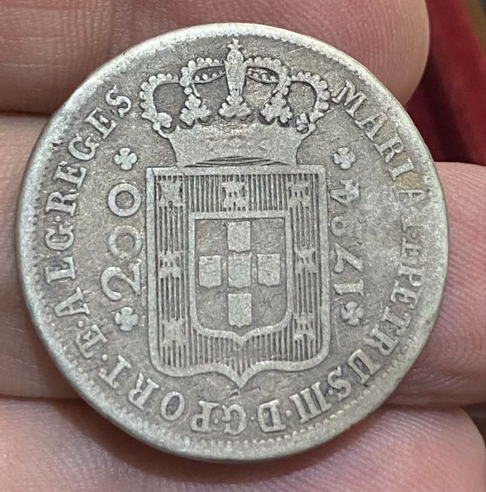 Moeda  305 - 12 Vintens 240 Reis D MARIA/ PEDRO 1784