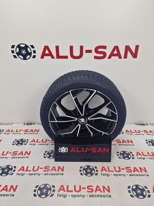 Nowe koła zimowe SKODA 18" 5x112 Octavia 225/40R18 - Sailun