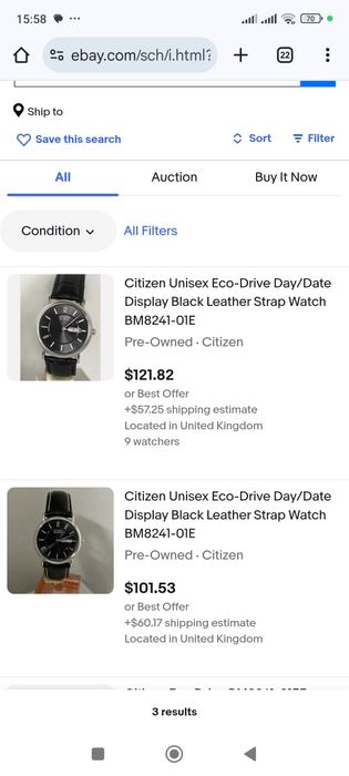 Часы Сапфир Citizen Eco-Drive