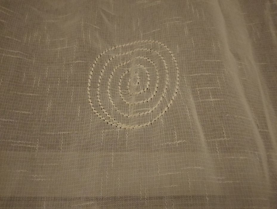 Cortinado transparente branco