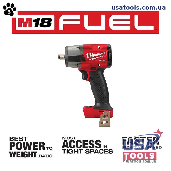 Гайкокрут 746/880 нм 4-х швидкісний безщітковий 1/2" Fuel Milwaukee 2962-20 (каркас)