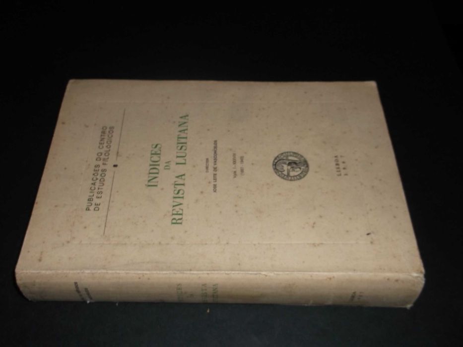 Vasconcelos (José Leite de,Director);Índices da Revista Lusitana
