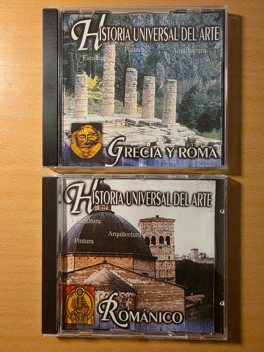 2 CD-ROMs da "Historia Universal del Arte"
