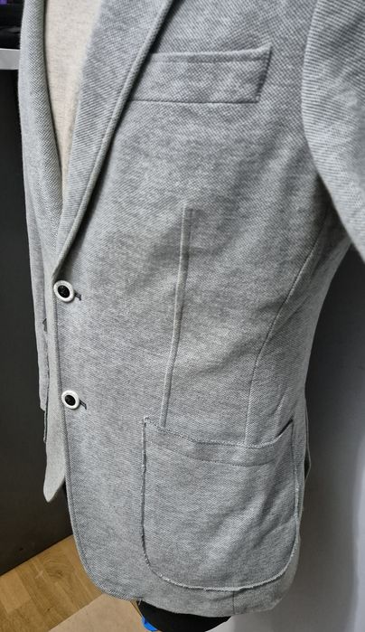 BLUE INDUSTRY roz. 48 M męski blazer marynarka bawełniana