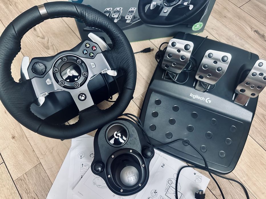 Кермо Logitech G920 Driving Force + КП Logitech Driving Forse Shifter
